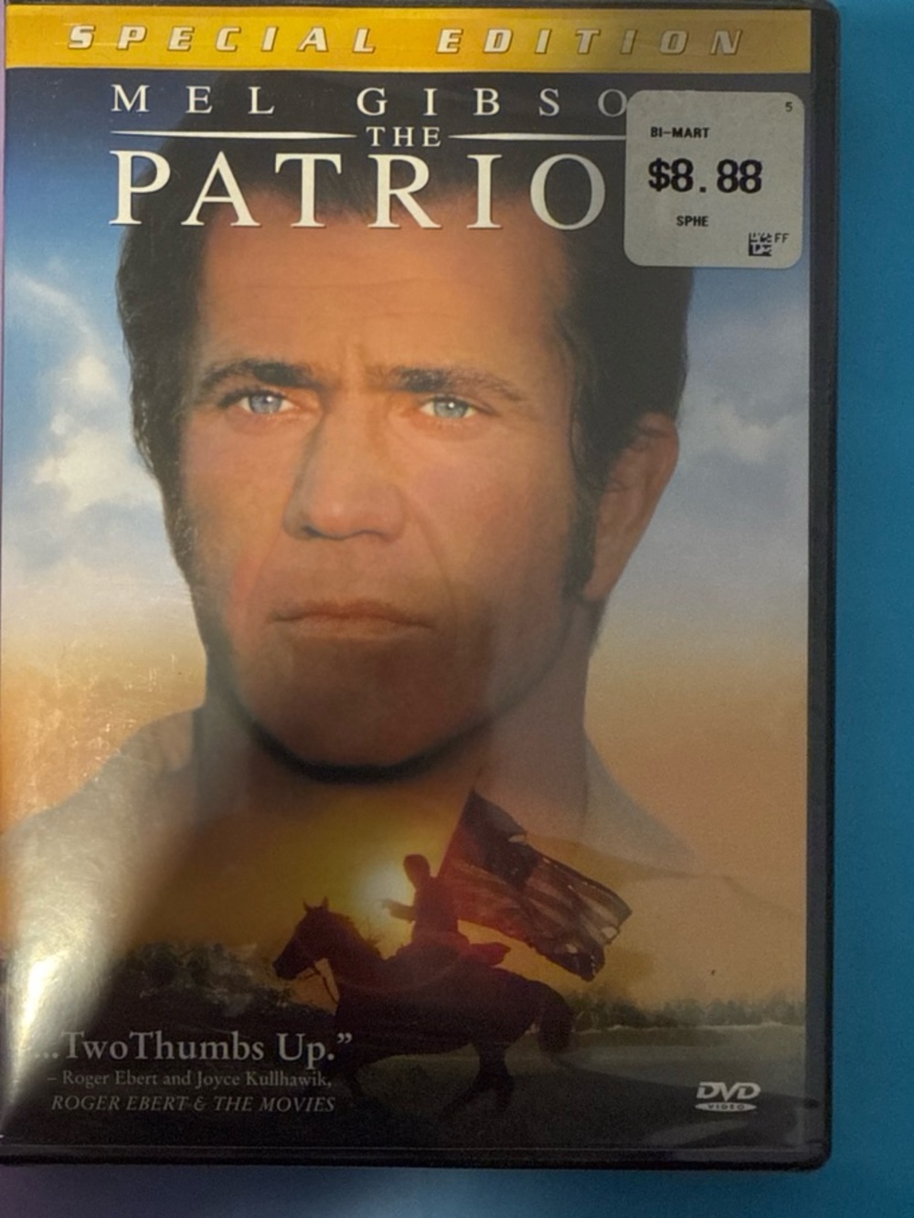& Other Stories Mel Gibson The Patriot DVD - Blue, Yellow, Black